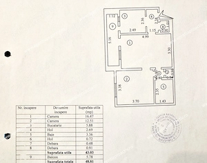 Apartament cu 2 camere, etajul 3, in cartierul Tiglina 2. - imagine 11