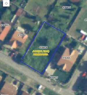 AV687 Teren intravilan, de vanzare, in Dumbravita, STR. MURES zona excelenta, 1006mp - imagine 4