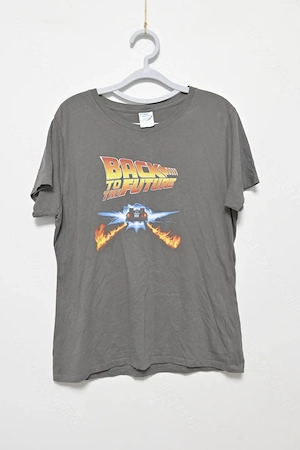 Tricou Back to the Future L   gri, print retro, film iconic