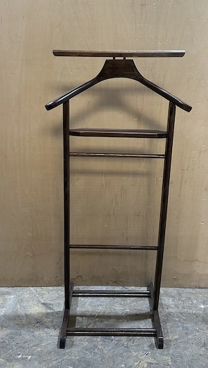 2 buc Portmantou Vintage din lemn Masiv; Cuier de podea tip thonet