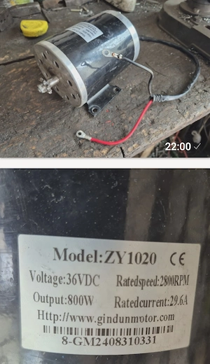 Motor tractiune 36v DC