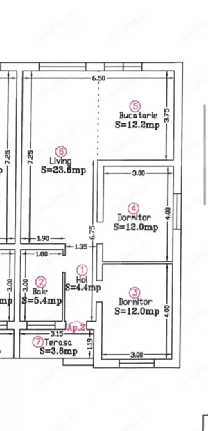 Duplex parter, 3 camere, 70 mp, zona Mosnita Veche - imagine 8