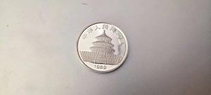 Micul panda moneda china aniversara 1989