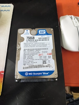 Hardisk laptop 750Gb WD 100% ok