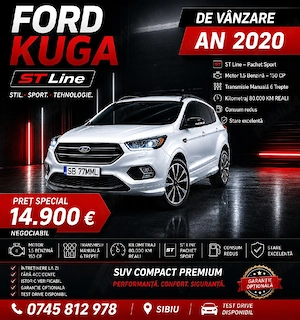 Ford Kuga ST Line 2020. Buy Back. 