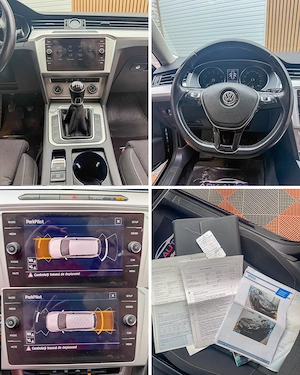  VW PASSAT 1,4 BENZINA 125 Cp   Euro 6 . An 2017 Decembrie . RAR+ITP. Garantie 12 luni  . Buy-Back  - imagine 10