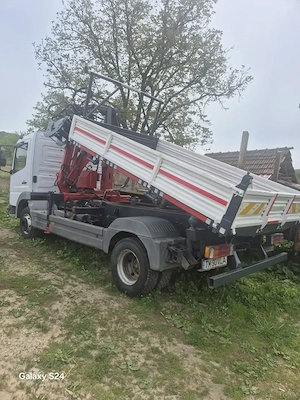 Mercedes Atego basculabil cu macara  - imagine 2