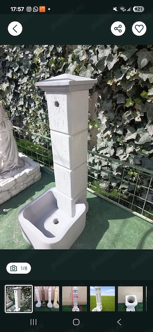 Cișmele de gradina  curte  din beton