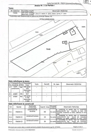 Casă pe Teren Generos 3.920 mp | Stil Brâncovenesc | Potențial Parc Rezidențial  - imagine 13