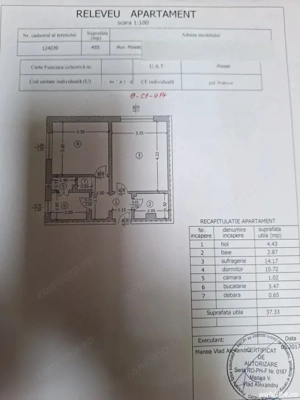 Apartament 2 camere, 37 mp, zonă Vest - imagine 6