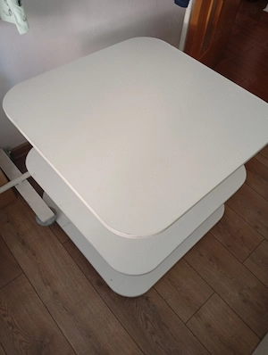 Măsuță cafea   Suport TV   Organizator alb   Design modern, 3 niveluri