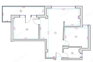 Apartament 3 camere, 62mp, finisat, zona Donath