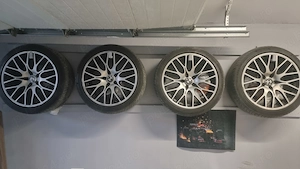Vand jante+cauciucuri de vara aliaj Al+Mg pe 19'' pentru BMW seria 3, 5, 7 model special - imagine 5