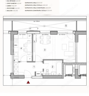 Studio 50.50 mp intr-un ansamblu cu 0% Comision la Achiziție  - imagine 2