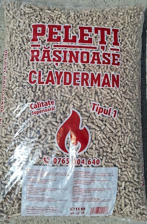 Peleti Clayderman sac 15kg de calitate 