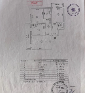 Vand apartament 3 camere, confort 1 - imagine 2