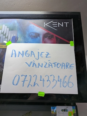 Angajez vânzătoare pentru magazin mixt Luica sector 4