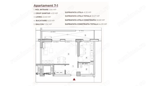 Studio 53.27 mp într-un ansamblu cu 0% Comision la Achiziție - imagine 2