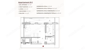 Studio 53.27 mp într-un ansamblu cu 0% Comision la Achiziție - imagine 2