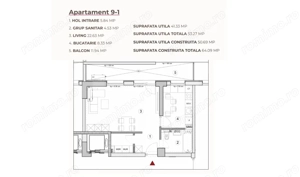 Studio 53.27 mp într-un ansamblu cu 0% Comision la Achiziție - imagine 2