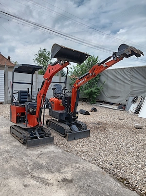 Miniexcavatoare NOI 1000 kg - 1200 kg  - imagine 2