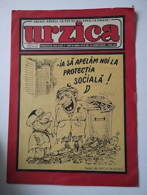 352. Revista de umor 2 in 1, Urzica + Șopârla Integrame, nr. 3, 1997