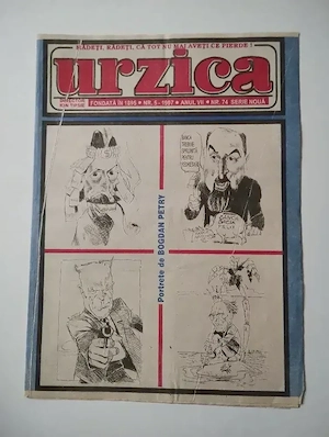 359. Revista de umor 2 in 1, Urzica + Șopârla Integrame, nr. 5, 1997