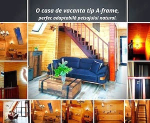 Vând casă exclusivistă, de lux, stil scandinav, tip Kub în formă de A-frame, o casă pasivă,economică - imagine 7