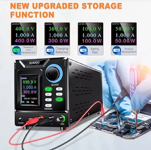 sursă alimentare laborator kuaiqu 1000v 1a   programabilă, display lcd color - imagine 4