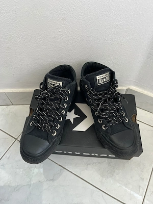 Sneaker mid-high de panza Converse All Star Negru Auriu 