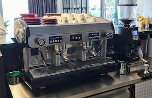vand esspresor  bar profesional 2 grupuri cu ,  Wega
