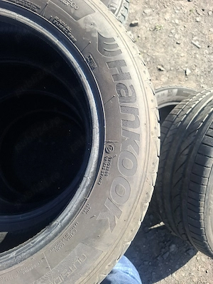 vand set 4 anvelope 205 60 16 hankook bune fara defecte dot 2020 - imagine 2