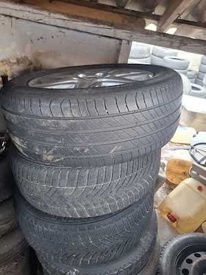 vand 4 roti R 16 vw passat b6 cu anveope 205 55 16 bune  - imagine 4