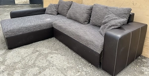 Coltar Extensibil cu Lada; Canapea; Pat cu Saltea 210x130 cm - imagine 4