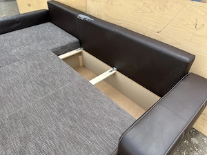 Coltar Extensibil cu Lada; Canapea; Pat cu Saltea 210x130 cm - imagine 5