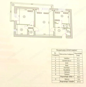 Vanzare Apartament 2 Camere Renovat Modern Vitan/Olimpia/Auchan Cu Etaj Tehnic - imagine 5