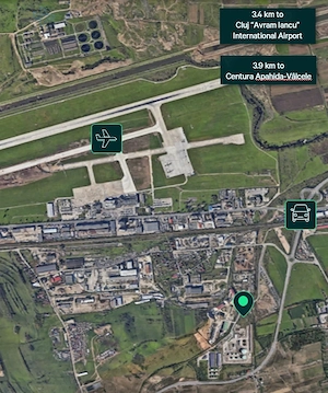 Hală 4200 mp în Apahida | 6 rampe TIR | lângă Aeroport Cluj - imagine 2