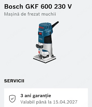 Mașină de frezat Bosch GKF 600