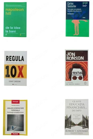 Carti de dezvoltare personala, educatie financiara, comunicare, psihologie
