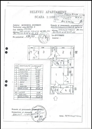 IULIU MANIU-METROU LUJERULUI, SEMIDECOMANDAT, LIBER, TOTAL 71.19 MP, 0% COMISION - imagine 3