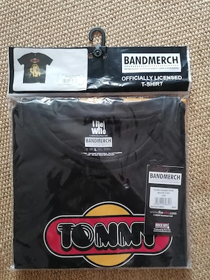 Tricou oficial THE WHO  Tommy  unisex original, nou sigilat, nefolosit, - MARIME L LARGE  - imagine 3