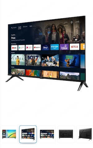 Televizor TCL LED 32S5400AF, 80 cm, Smart Android TV, Full HD, Clasa F - imagine 2