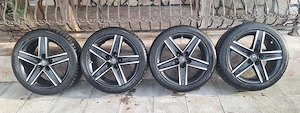 Set 4 Jante Aluett 17" (5x100) + Anvelope Michelin Pilot Sport 4