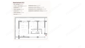 Apartament open space 3 camere 104.12 mp în ansamblu cu 0% Comision la Achiziție - imagine 3