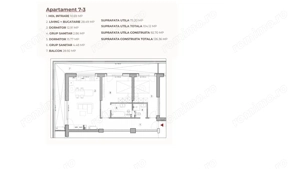 Apartament open space 3 camere 104.12 mp în ansamblu cu 0% Comision la Achiziție - imagine 3