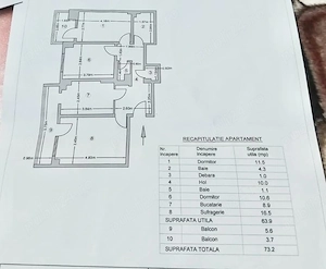 Apartament 3 camere, decomandat, 2 bai, oras Targu Frumos, jud Iasi - imagine 8
