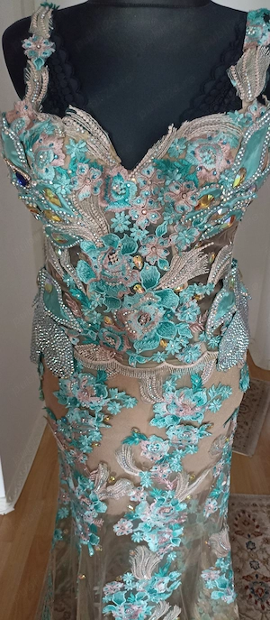 Costum rochie cu corset S, 900 lei  - imagine 2