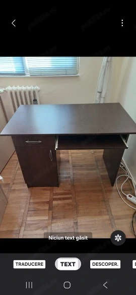 Vind mobila  Birou cu  sertar tastatura si dulapior cu sertar
