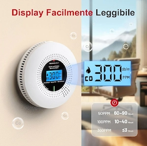 detector wifi fum și monoxid de carbon physen set 3 buc   baterie 10 ani, compatibil tuya - imagine 5