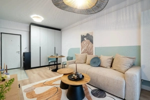 Apartament 2 Camere Tip Studio | Design Luminos| Militari Residence - imagine 8